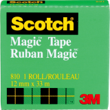 Scotch&reg; Magic&trade; Invisible Tape Refill 1/2" (12.7mm x 32.9m) 2/pkg