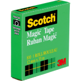 Scotch&reg; Magic&trade; Invisible Tape Refill 1/2" (12.7mm x 32.9m) 2/pkg