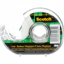 Scotch&reg; Magic&trade; Invisible Tape With Dispenser 1/2" (12.7mm x 32.9m)