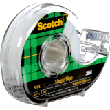 Scotch&reg; Magic&trade; Invisible Tape With Dispenser 3/4" (19mm x 32.9m)