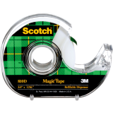 Scotch&reg; Magic&trade; Invisible Tape With Dispenser 3/4" (19mm x 32.9m)