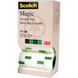 Scotch&reg; Magic&trade; Invisible Tape Tower 3/4" (19mm x 33m) 14/pkg