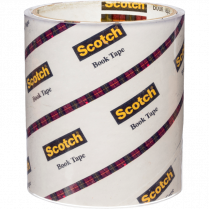 Scotch&reg; 845 Book Tape 3" Clear