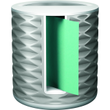 Post-it&reg; Pop-up Vertical Notes Dispenser Light Grey