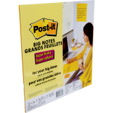 Post-it&reg; Super Sticky Big Notes 11" x 11", Yellow, 30sheet/pad