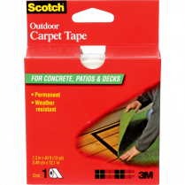 Scotch&reg; Outdoor Carpet Tape 1-3/8" x 40'