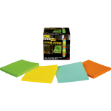 Post-it&reg; Extreme Notes 3" x 3" Assorted Colours 12/pkg
