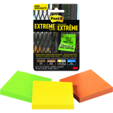 Post-it&reg; Extreme Notes 3" x 3" Assorted Colours 3/pkg