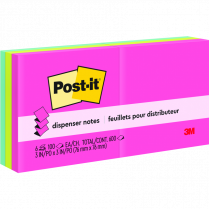 Post-it&reg; Pop-up Notes 3" x 3" Poptimistic 6/pkg