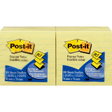 Post-it&reg; Pop-up Notes 3" x 3" Lined Yellow 6/pkg