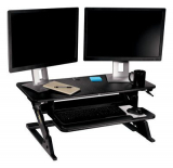 3M&trade; Precision Standing Desk XL Easy Lift Black
