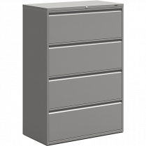Offices to Go&reg; Lateral File Cabinet 4-Drawer Grey