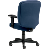 Offices To Go&reg; Yoho Plus Task Chair with Arms Pacific Blue