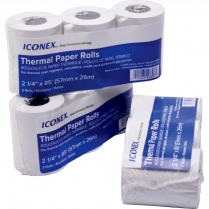 Iconex&trade; Paper Rolls Thermal 2-1/4" x 1-7/8" (85'L) 3 rolls/pkg