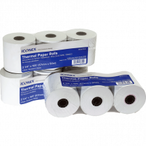 Iconex&trade; Thermal Paper Rolls 2-1/4"W x 2-1/2" dia. (165' L) 3 rolls/pkg