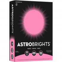 Astrobrights&reg; 24lb Paper 8-1/2" x 11" Pulsar Pink 500/pkg