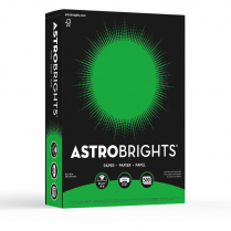 Astrobrights&reg; 24lb Paper 8-1/2" x 11" Gamma Green 500/pkg