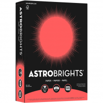 Astrobrights&reg; 24lb Paper 8-1/2" x 11" Rocket Red 500/pkg