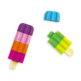 ooly Ice Pops Scented Puzzle Erasers 4/pack