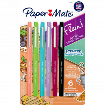 Paper Mate&reg; Flair&reg; Scented Markers Assorted Colours 6/pkg