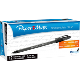 Paper Mate&reg; ComfortMate&reg; Ultra Stick Pens Medium Point Black 12/box