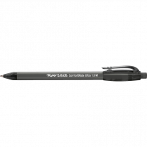 Paper Mate&reg; ComfortMate Ultra&trade; Retractable Ball Point Pens Medium Point Black 12/box