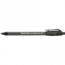 Paper Mate&reg; ComfortMate Ultra&trade; Retractable Ball Point Pens Fine Point Black 12/box