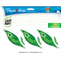 Paper Mate&reg; Liquid Paper&reg; Dryline&reg; Grip Correction Tape 3/pkg