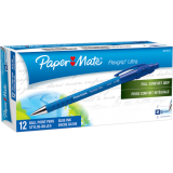 Paper Mate&reg; FlexGrip&reg; Ultra Retractable Ball Point Pen Medium Point Blue 12/box