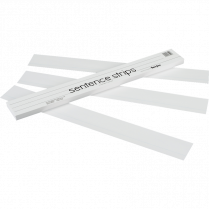 Pacon&reg; Sentence Strips 3" x 24" White 100/pkg