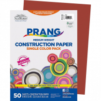 Prang&reg; Construction Paper 9 x 12 Red 50/pkg