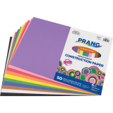 Prang&reg; Construction Paper 12" x 18" Assorted Colours 50/pkg