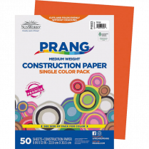Prang&reg; Construction Paper 9 x 12 Orange 50/pkg