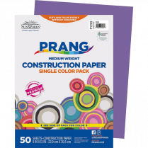 Prang&reg; Construction Paper 9 x 12 Violet 50/pkg