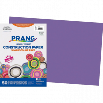 Prang&reg; Construction Paper 12 x 18 Violet 50/pkg