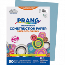 Prang&reg; Construction Paper 9 x 12 Sky Blue 50/pkg