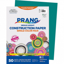 Prang&reg; Construction Paper 9" x 12" Turquoise 50/pkg