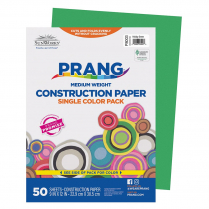 Prang&reg; Construction Paper 9" x 12" Holiday Green 50/pkg