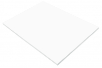 Prang&reg; Construction Paper 18" x 24" Bright White 50/pkg