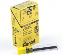 Pentel&reg; Super Hi-Polymer&reg; Pencil Leads 2H 0.9 mm 15/Tube