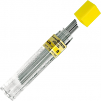 Pentel&reg; Super Hi-Polymer&reg; Pencil Leads B 0.9 mm 15/Tube