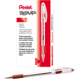 Pentel&reg; R.S.V.P.&reg; Pens Fine Point Red 12/box