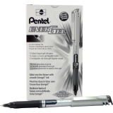 Pentel&reg; EnerGel&reg; Liquid Gel Pens 0.7mm Black 12/box