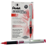 Pentel&reg; EnerGel&reg; Liquid Gel Pens 0.7mm Red 12/box