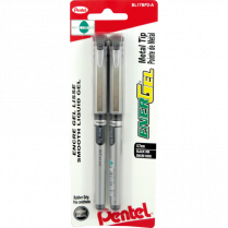 Pentel&reg; EnerGel&reg; Liquid Gel Pens 0.7mm Black 2/pkg