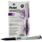 Pentel&reg; EnerGel&reg; Liquid Gel Pens 0.7mm Violet 12/box