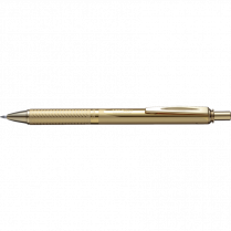 Pentel&reg; EnerGel&reg; Alloy Retractable Gel Pen 0.7 mm Gold Barrel Black Ink