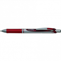 Pentel&reg; EnerGel&reg; Retractable Gel Pen 0.7 mm Red 12/box