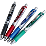 Pentel&reg; EnerGel&reg; Retractable Gel Pen 0.7 mm Assorted Colours 4/pkg