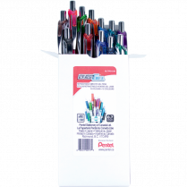 Pentel&reg; EnerGel&reg; Retractable Gel Pen 0.7 mm Assorted 12/box
